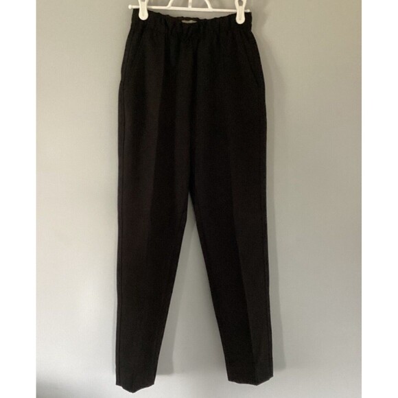 Everlane The Dream Pant Black Knit Trouser Pants Pull On Women’s Size XXS NWT - Picture 8 of 14
